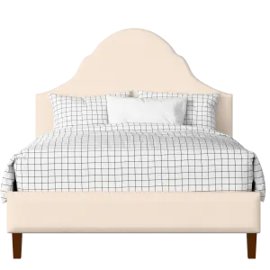 Irvine upholstered bed in Silver fabric - Thumbnail