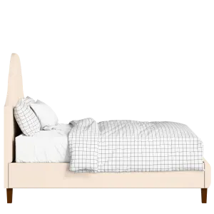 Irvine upholstered bed in Silver fabric with Juno mattress - Thumbnail