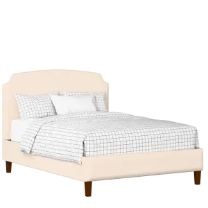 Poole Slim upholstered bed in Silver fabric with Juno mattress - Thumbnail