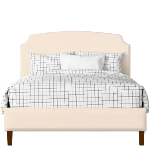 Poole Slim upholstered bed in Silver fabric - Thumbnail