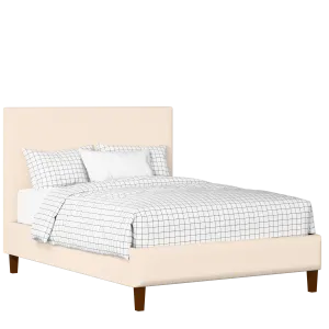 Porto Slim upholstered bed in Silver fabric with Juno mattress - Thumbnail