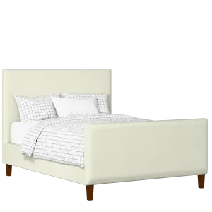 Porto upholstered bed in mineral fabric - Thumbnail