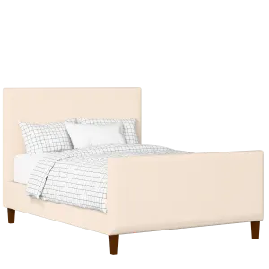 Porto upholstered bed in Silver fabric with Juno mattress - Thumbnail