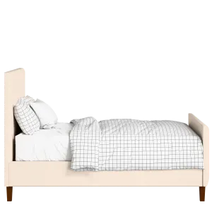Porto upholstered bed in Silver fabric with Juno mattress - Thumbnail