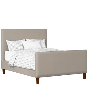 Porto upholstered bed in storm grey fabric - Thumbnail