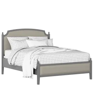 Kipling Slim Upholstered wood upholstered bed in grey with Silver fabric - Thumbnail