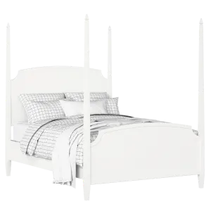 Austin houten bed in wit met matras - Thumbnail