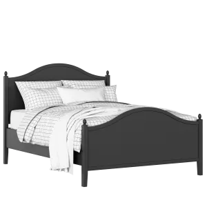 Brady painted wood bed in black with Juno mattress - Thumbnail