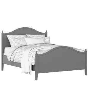 Brady painted wood bed in grey with Juno mattress - Thumbnail