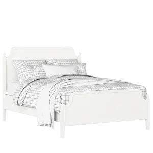 Bronte letto in legno bianco con materasso - Thumbnail