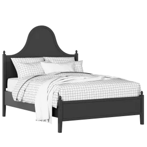 Bryce painted wood bed in black with Juno mattress - Thumbnail