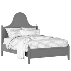 Bryce painted wood bed in grey with Juno mattress - Thumbnail