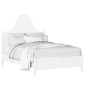 Bryce painted wood bed in white with Juno mattress - Thumbnail