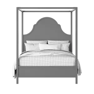 Joyce painted wood bed in grey with Juno mattress - Thumbnail