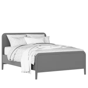 Keats painted wood bed in grey with Juno mattress - Thumbnail