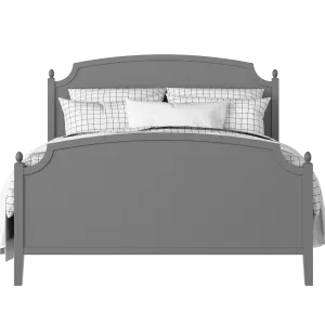 Kipling painted wood bed in grey with Juno mattress - Thumbnail