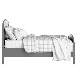 Kipling painted wood bed in grey with Juno mattress - Thumbnail