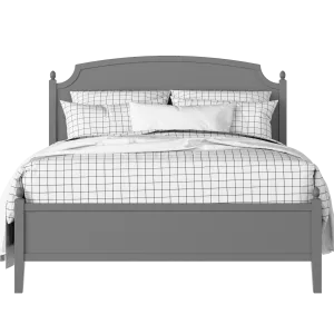 Kipling Slim painted wood bed in grey with Juno mattress - Thumbnail