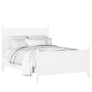Marbella painted wood bed in white with Juno mattress - Thumbnail