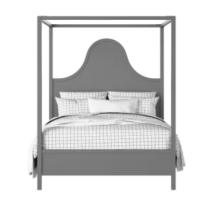 Rowe painted wood bed in grey with Juno mattress - Thumbnail