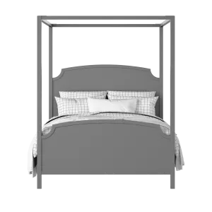 Shelley painted wood bed in grey with Juno mattress - Thumbnail