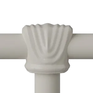 Glossy Ivory finish for bed