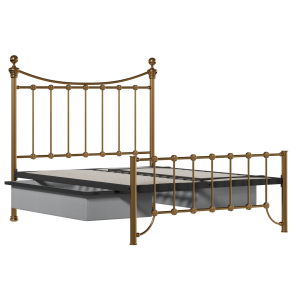 Arran Low Footend brass bed with drawers - Thumbnail