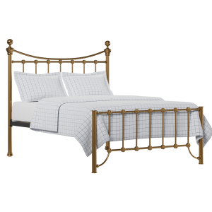 Arran Low Footend brass bed with Juno mattress - Thumbnail