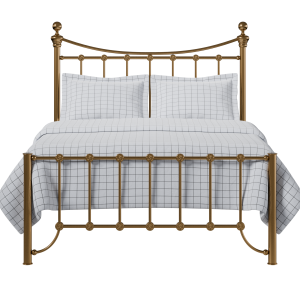 Arran Low Footend brass bed with Juno mattress - Thumbnail