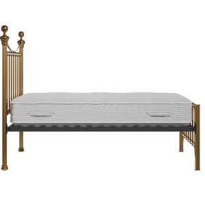 Arran Low Footend brass bed with Juno mattress - Thumbnail