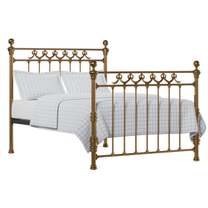 Braemore brass bed with Juno mattress - Thumbnail