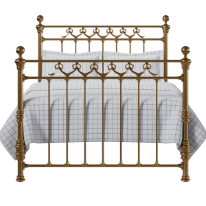 Braemore brass bed with Juno mattress - Thumbnail
