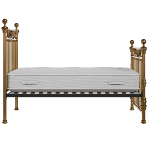 Braemore brass bed with Juno mattress - Thumbnail
