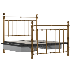 Waterford brass bed with drawers - Thumbnail