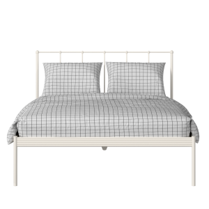 Alwyn iron/metal bed in ivory - Thumbnail