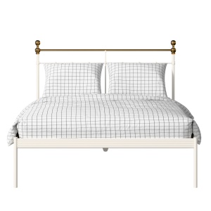 Iver iron/metal bed in ivory - Thumbnail