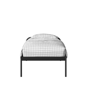 Kenton iron/metal single bed in black - Thumbnail