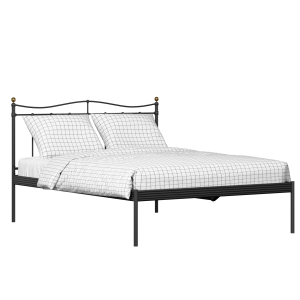 Lambeth iron/metal bed in black with Juno mattress - Thumbnail