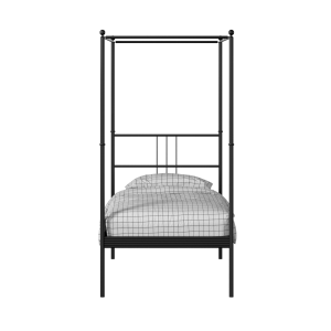 Perryn iron/metal single bed in black - Thumbnail