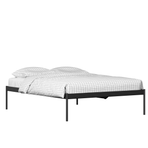 Pinner iron/metal bed in black with Juno mattress - Thumbnail