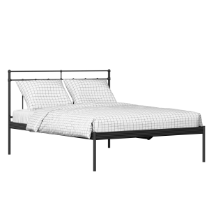 Richmond iron/metal bed in black with Juno mattress - Thumbnail