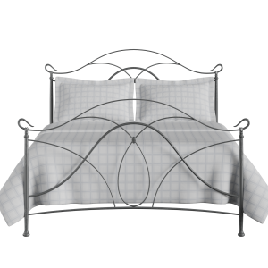Ardo iron/metal bed in pewter - Thumbnail