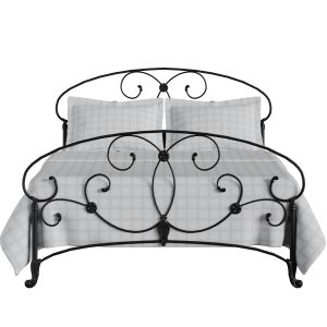 Arigna iron/metal bed in black - Thumbnail