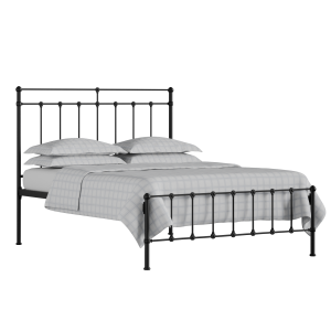 Ashley iron/metal bed in black with Juno mattress - Thumbnail