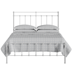 Ashley iron/metal bed in white - Thumbnail
