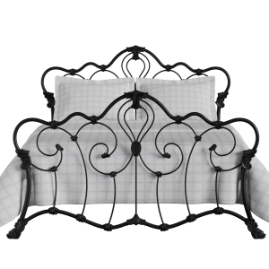 Athalone ijzeren bed in zwart - Thumbnail