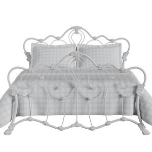 Athalone ijzeren bed in wit - Thumbnail