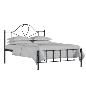 Athena iron/metal bed in black with Juno mattress - Thumbnail