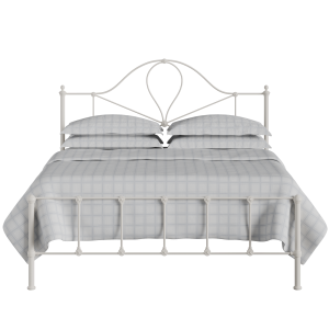 Athena iron/metal bed in ivory - Thumbnail