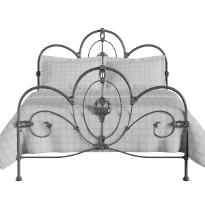 Ballina iron/metal bed in pewter - Thumbnail